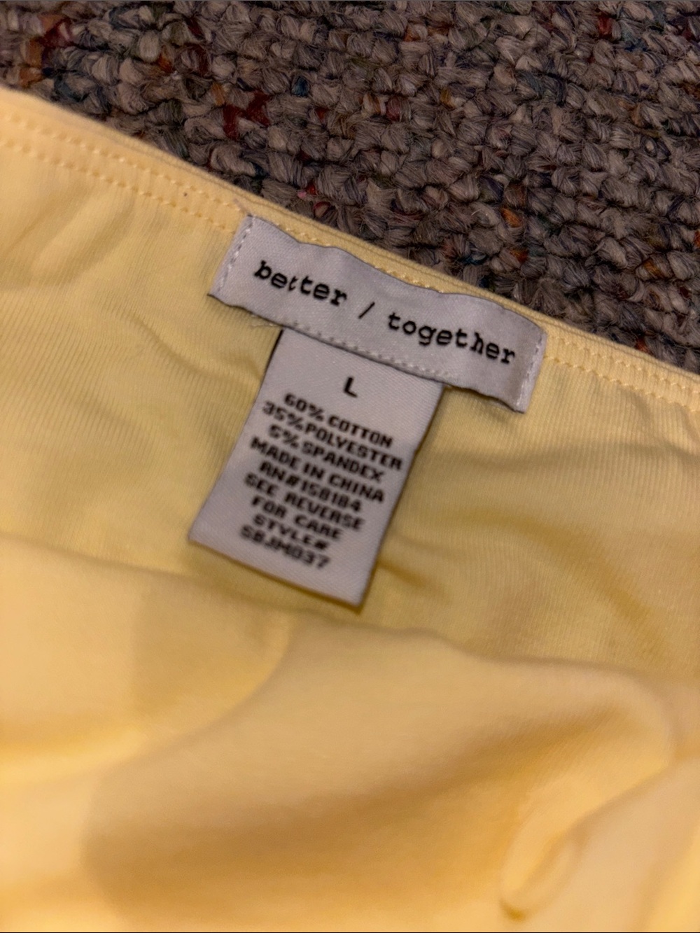 Yellow Two-Piece Ruffle Lounge Set - Picture 3 of 4